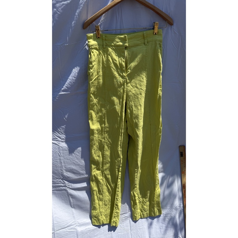 LOVERS + FRIENDS Women's High Waisted Pants Size S Lime‎ Green
